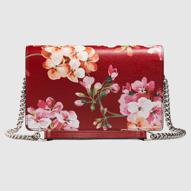 Gucci Blooms leather chain wallet 410114 CWB1N 6469