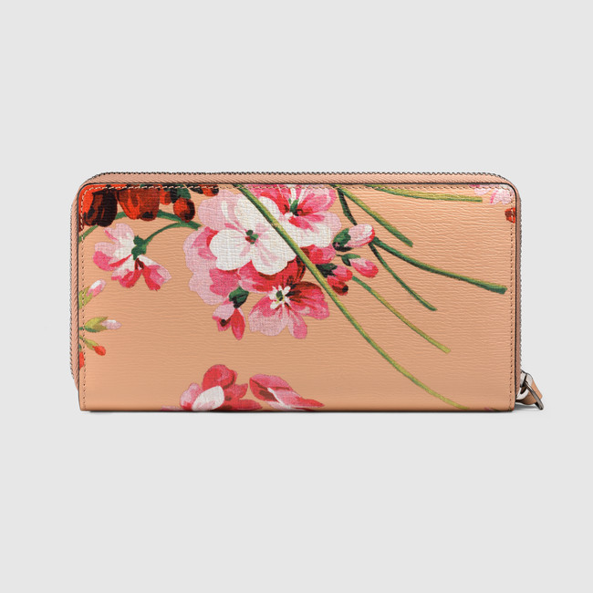 Gucci Blooms print zip around wallet 410102 CWB1N 5770