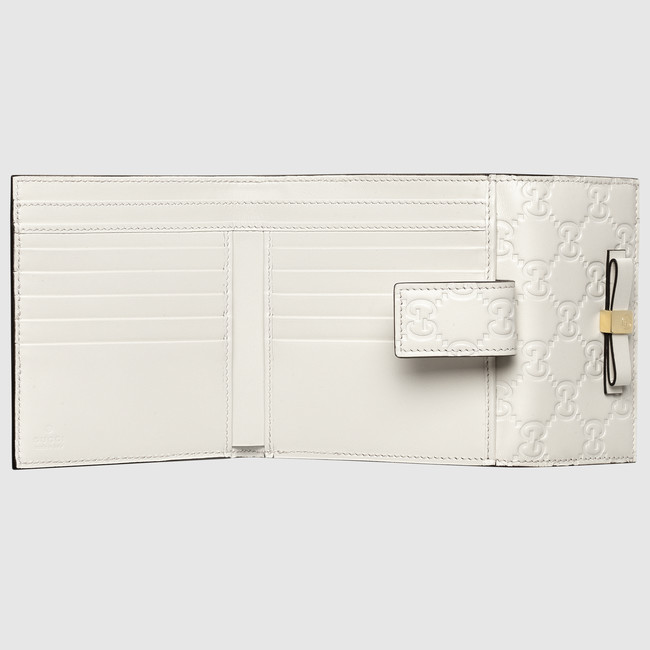 Gucci Bow Gucci Signature wallet 406925 CWC1G 9022