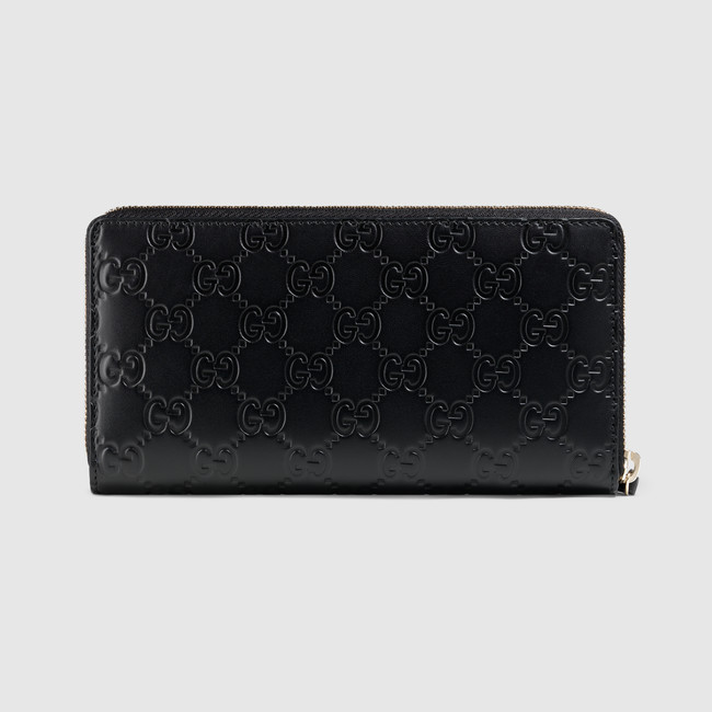 Gucci Bow Gucci Signature zip around wallet 388680 CWC1G 1000