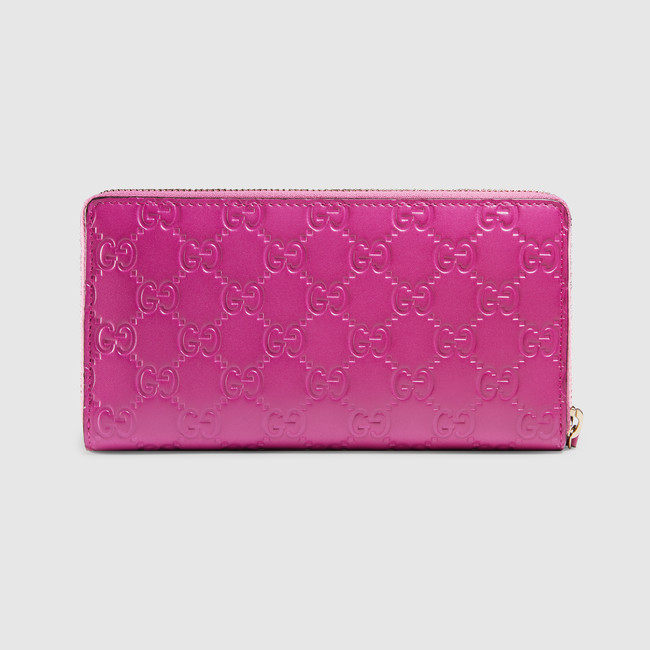 Gucci Bow leather GG zip around wallet 388680 CWC1G 5594