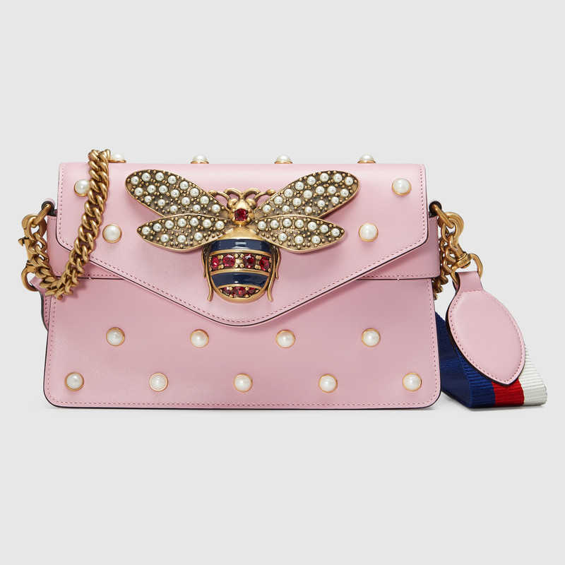 Gucci Broadway leather mini bag 453778 DVUDT 8007