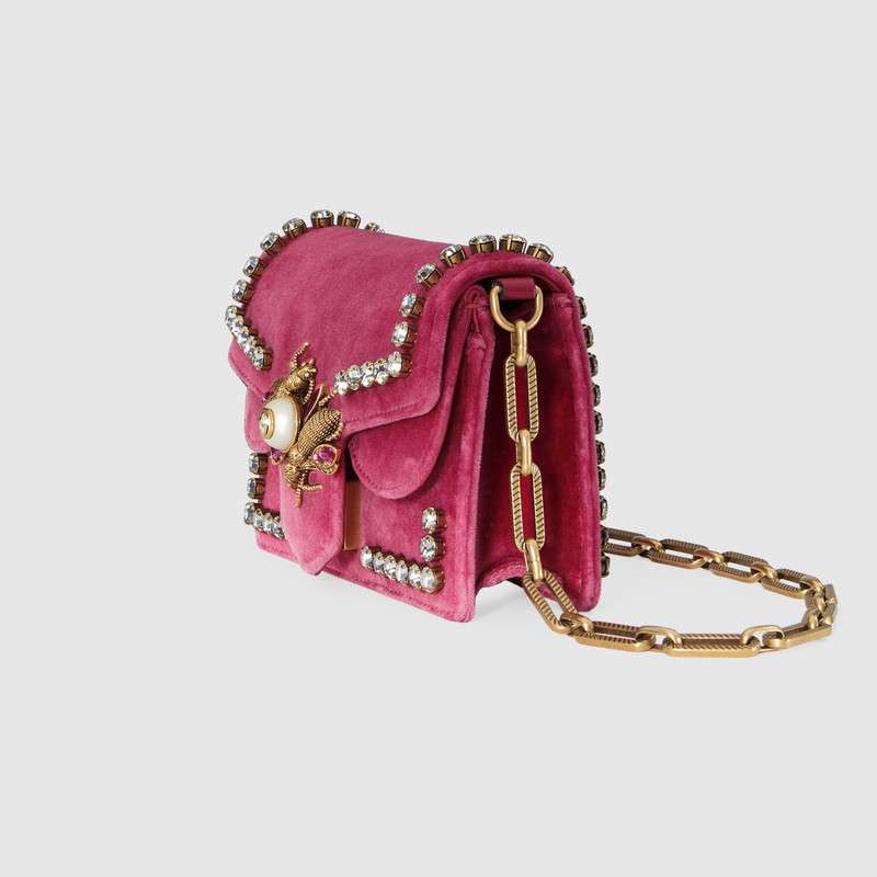 Gucci Broadway velvet mini bag 489218 9FRET 5585