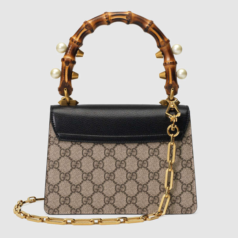 Gucci Broche GG Supreme mini bag 466428 K9GCX 8036