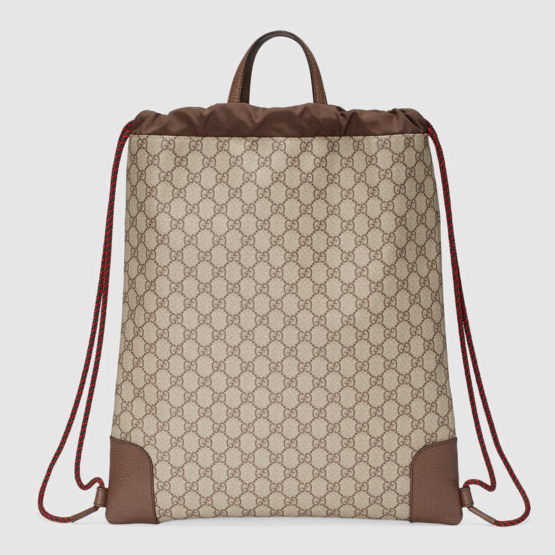 Gucci Courrier soft GG Supreme drawstring backpack 473872 K9RVT 8863