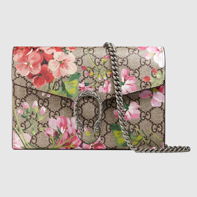 Gucci Dionysus Blooms print mini chain bag 401231 KU2AN 8693