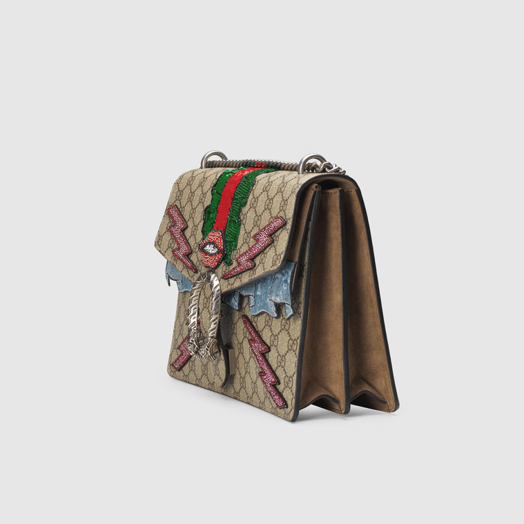 Gucci Dionysus GG Supreme embroidered bag 400235 KWZYN 8700