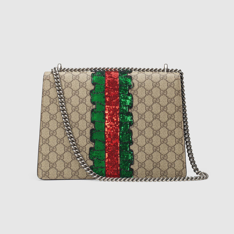 Gucci Dionysus GG Supreme embroidered bag 400235 KWZYN 8700