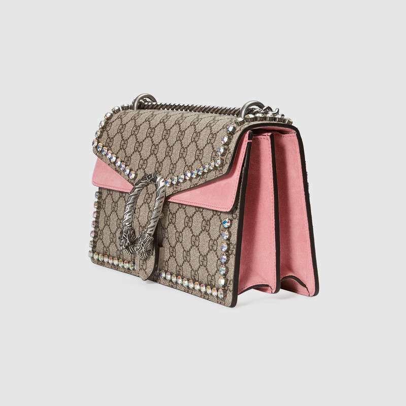 Gucci Dionysus GG Supreme shoulder bag with crystals 400249 9F2FN 8357