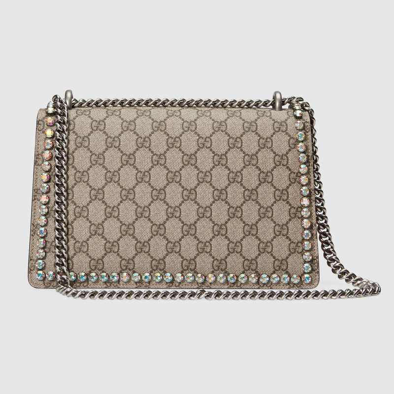 Gucci Dionysus GG Supreme shoulder bag with crystals 400249 9F2FN 8357