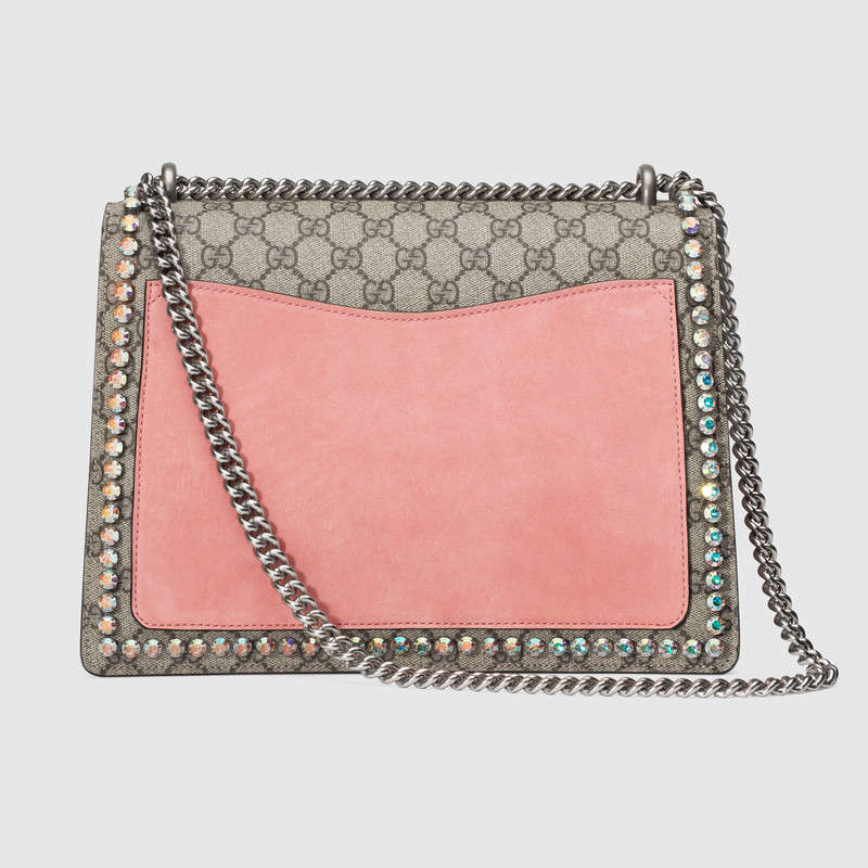 Gucci Dionysus GG Supreme shoulder bag with crystals 403348 9F2FN 8357