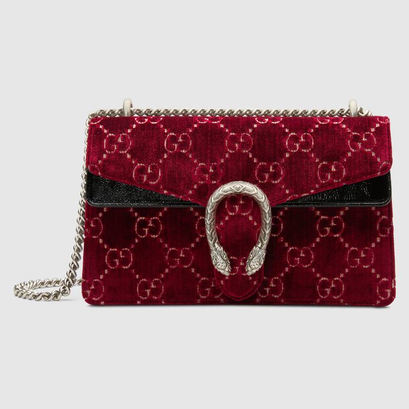 Gucci Dionysus GG velvet small shoulder bag 400249 9JTIB 6464