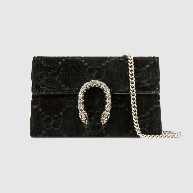 Gucci Dionysus GG velvet super mini bag 476432 9TIBN 8176