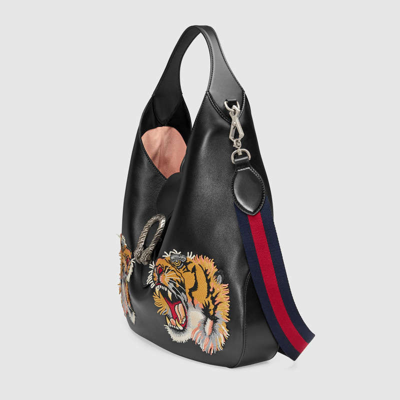 Gucci Dionysus embroidered large leather hobo 447098 DSV5N 8756