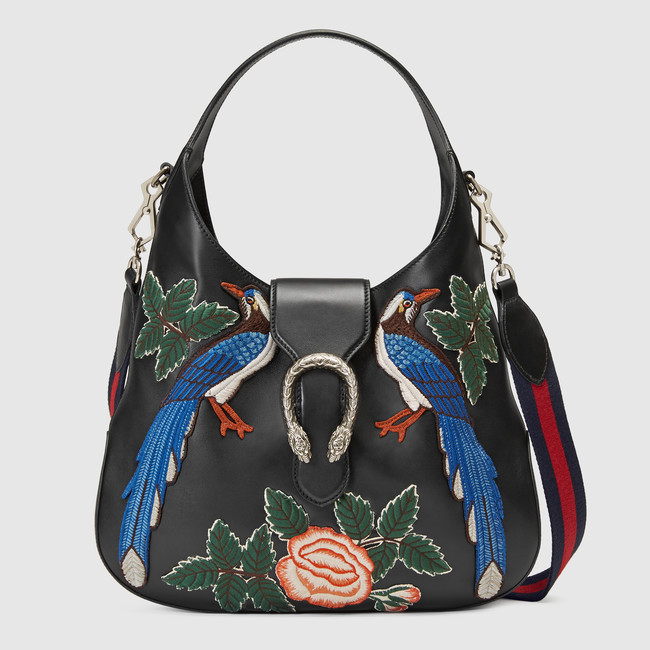 Gucci Dionysus embroidered leather hobo 446687 DSV2N 8756