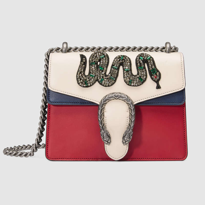 Gucci Dionysus embroidered leather mini bag 421970 DUX6N 9185