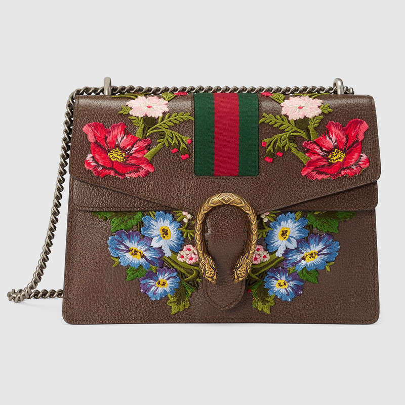 Gucci Dionysus embroidered leather shoulder bag 403348 CWIJX 2570