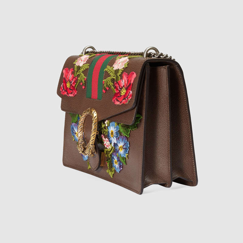 Gucci Dionysus embroidered leather shoulder bag 403348 CWIJX 2570