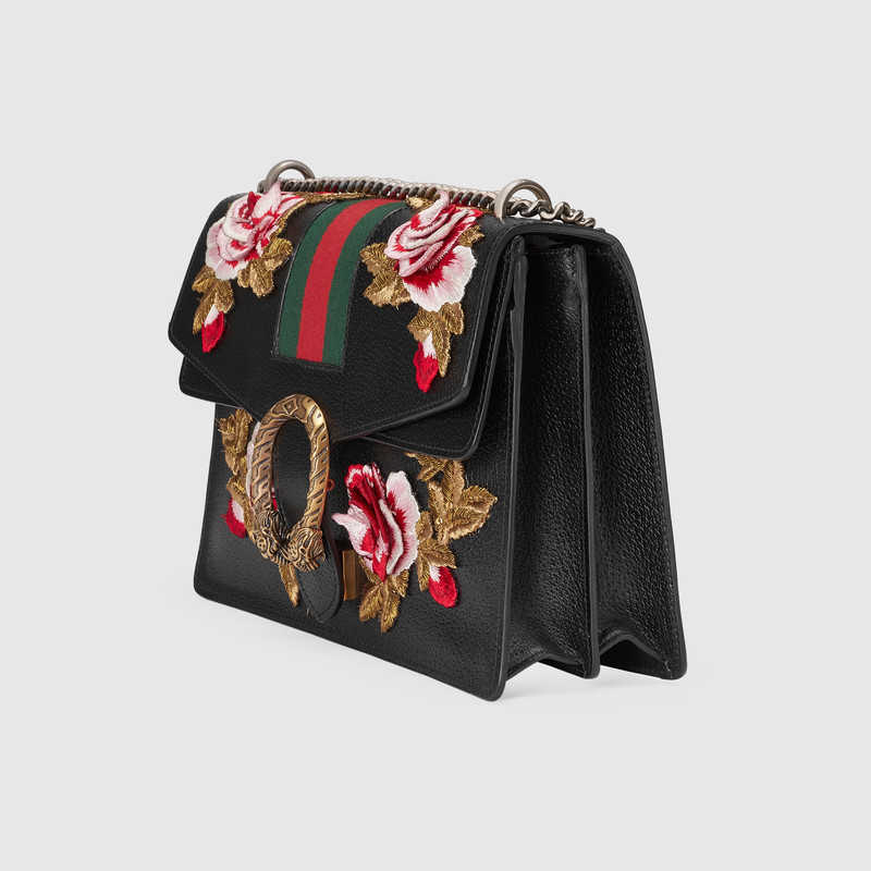 Gucci Dionysus embroidered leather shoulder bag 403348 CWIKX 8389