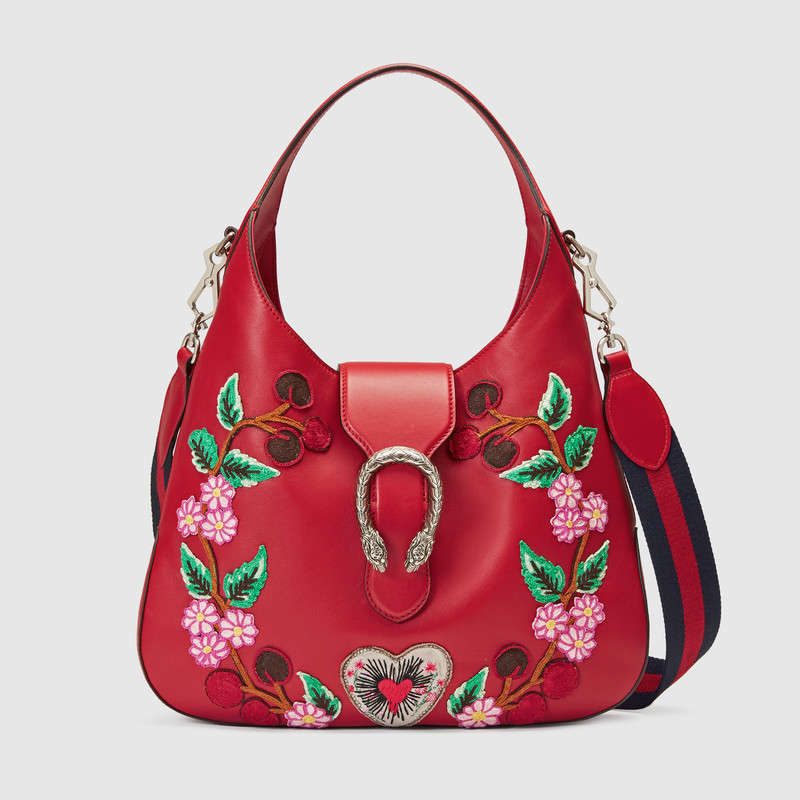 Gucci Dionysus embroidered medium leather hobo 446687 DRW9N 8607