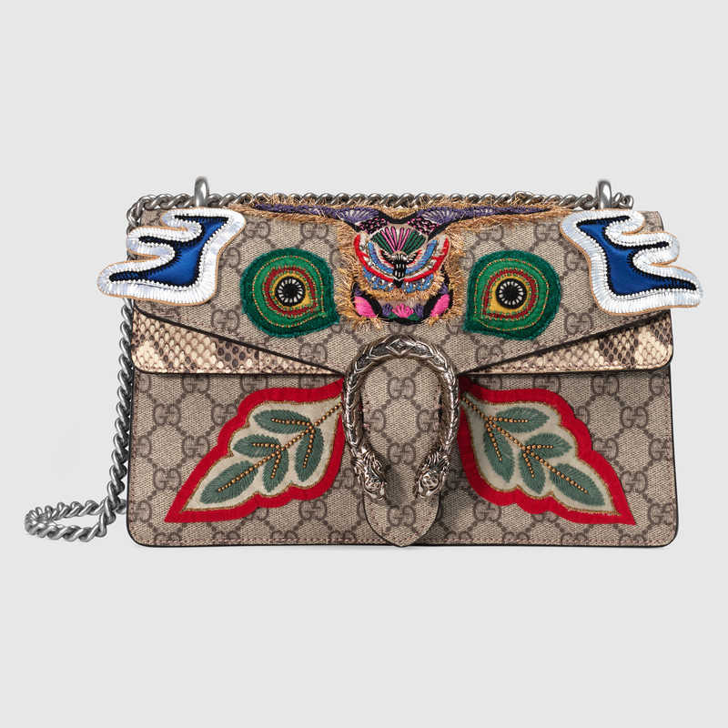 Gucci Dionysus embroidered shoulder bag 400249 K2L7N 8755