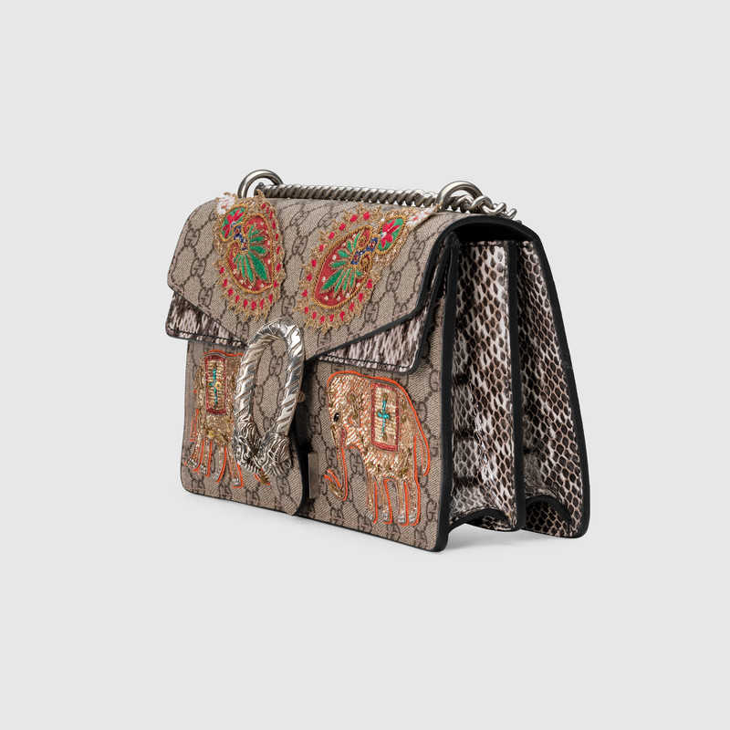 Gucci Dionysus embroidered shoulder bag 400249 K8K2N 9749