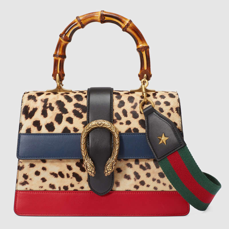 Gucci Dionysus leopard print top handle bag 448075 D4HET 8024