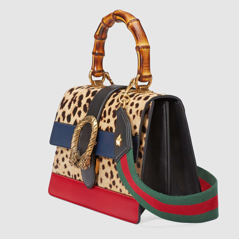 Gucci Dionysus leopard print top handle bag 448075 D4HET 8024