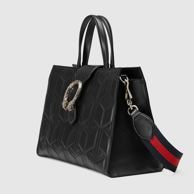 Gucci Dionysus matelasse top handle bag 444167 DRWON 8539