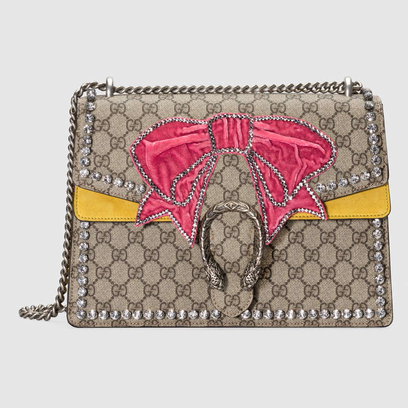 Gucci Dionysus medium shoulder bag with bow 403348 96ITN 8258