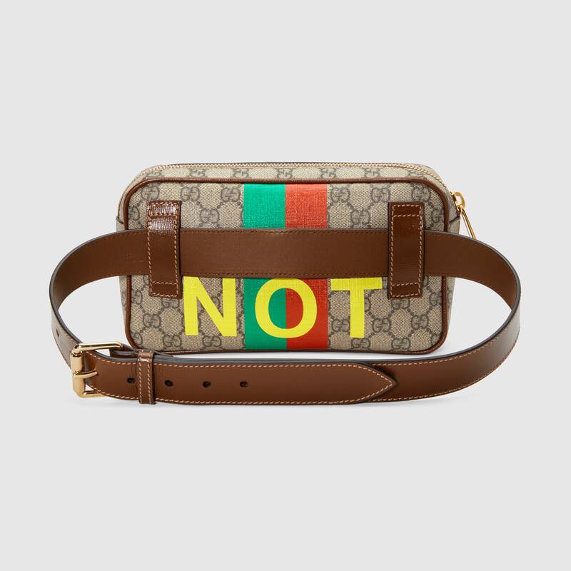 Gucci Fake Not print belt bag 602695 2GCAG 8280