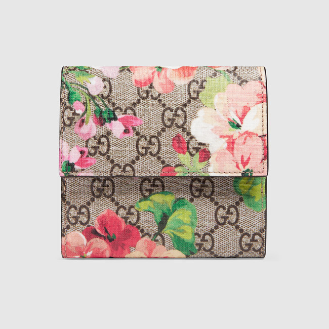 Gucci GG Blooms french flap wallet 410071 KU2IN 8693