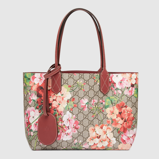 Gucci GG Blooms reversible tote 372613 CU710 8693