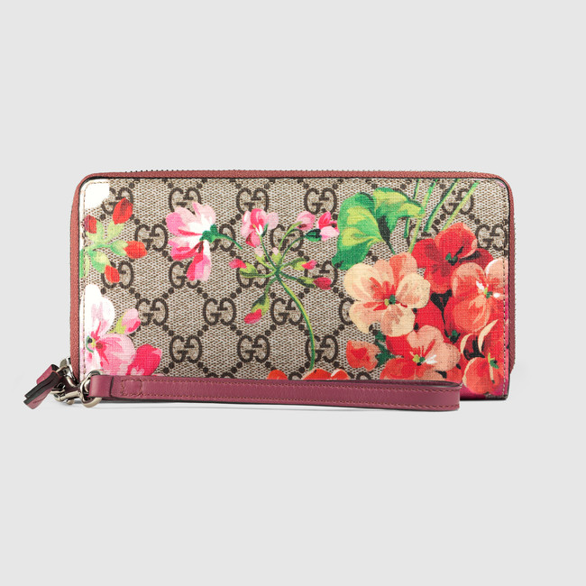 Gucci GG Blooms wrist wallet 410076 KU2IN 8693