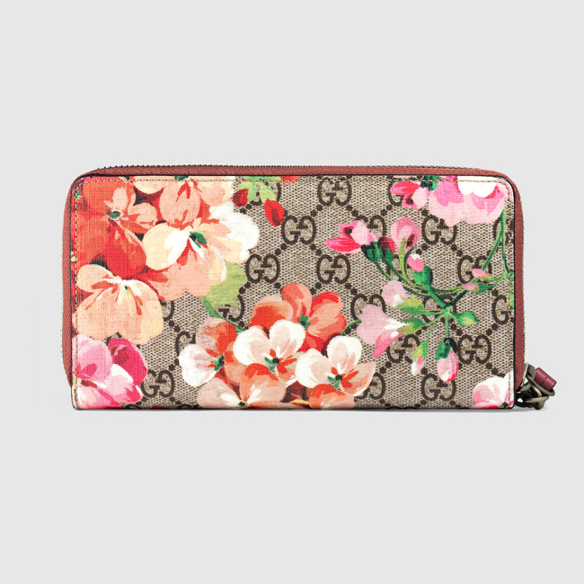 Gucci GG Blooms wrist wallet 410076 KU2IN 8693