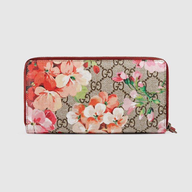 Gucci GG Blooms zip around wallet 404071 KU24N 8693