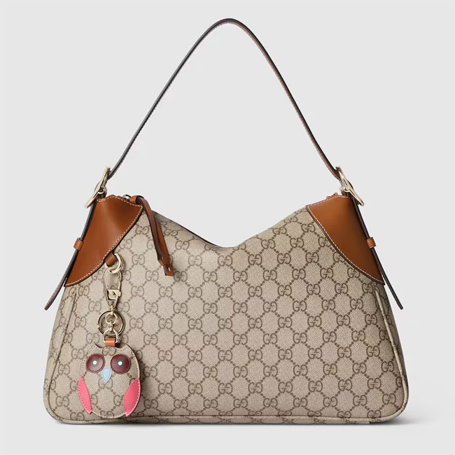 Gucci GG EMBLEM LARGE SHOULDER BAG 815217 FAD6L 9758