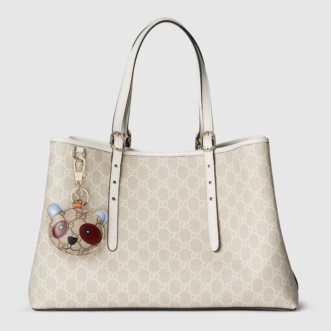 Gucci GG EMBLEM MEDIUM TOTE BAG 815213 FAD6L 9641