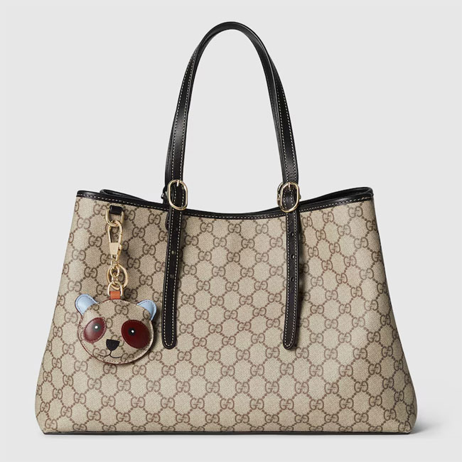 Gucci GG EMBLEM MEDIUM TOTE BAG 815213 FAD6L 9741