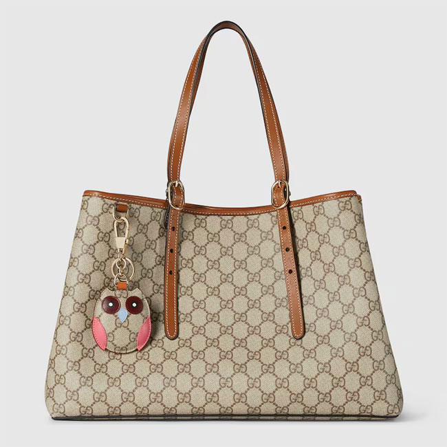 Gucci GG EMBLEM MEDIUM TOTE BAG 815213 FAD6L 9758