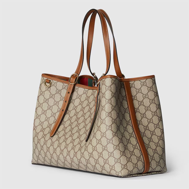 Gucci GG EMBLEM MEDIUM TOTE BAG 815213 FAD6L 9758