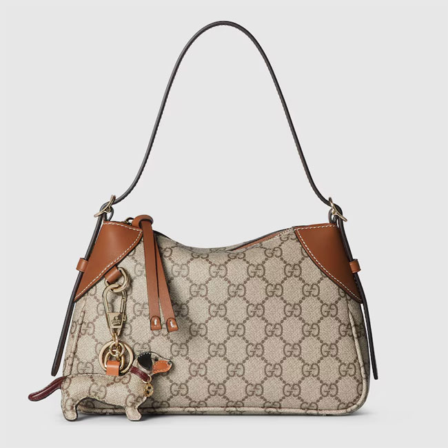 Gucci GG EMBLEM SMALL SHOULDER BAG 815218 FAEAA 9762