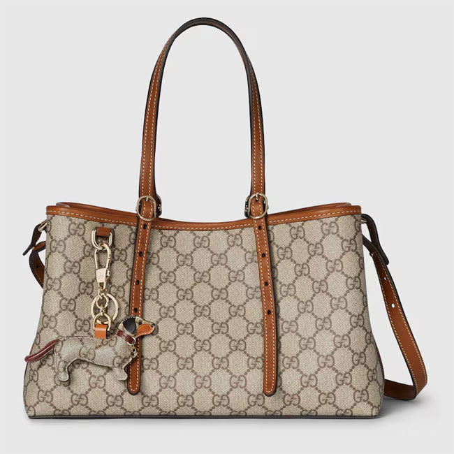 Gucci GG EMBLEM SMALL TOTE BAG 815214 FAD6L 9758