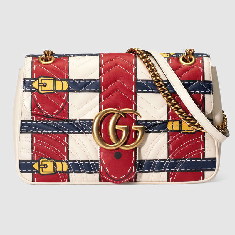 Gucci GG Marmont Trompe loeil shoulder bag 443496 DW5HT 9187