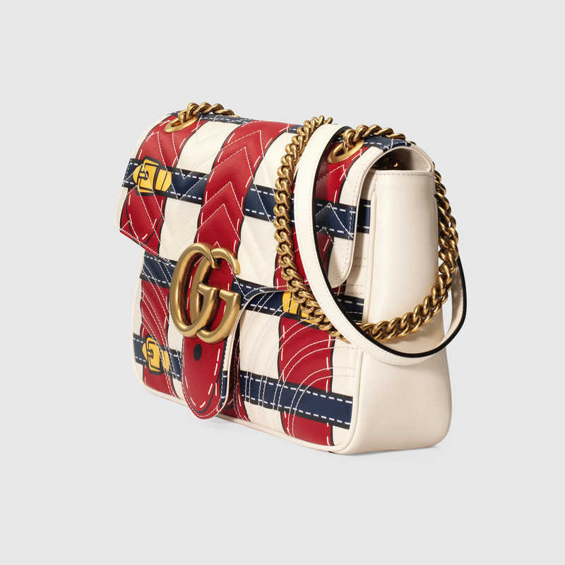 Gucci GG Marmont Trompe loeil shoulder bag 443496 DW5HT 9187