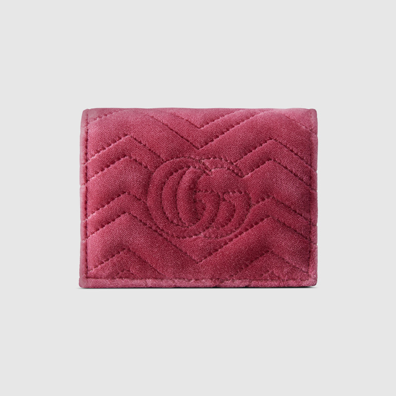 Gucci GG Marmont embroidered velvet wallet 466492 9FRWT 5571