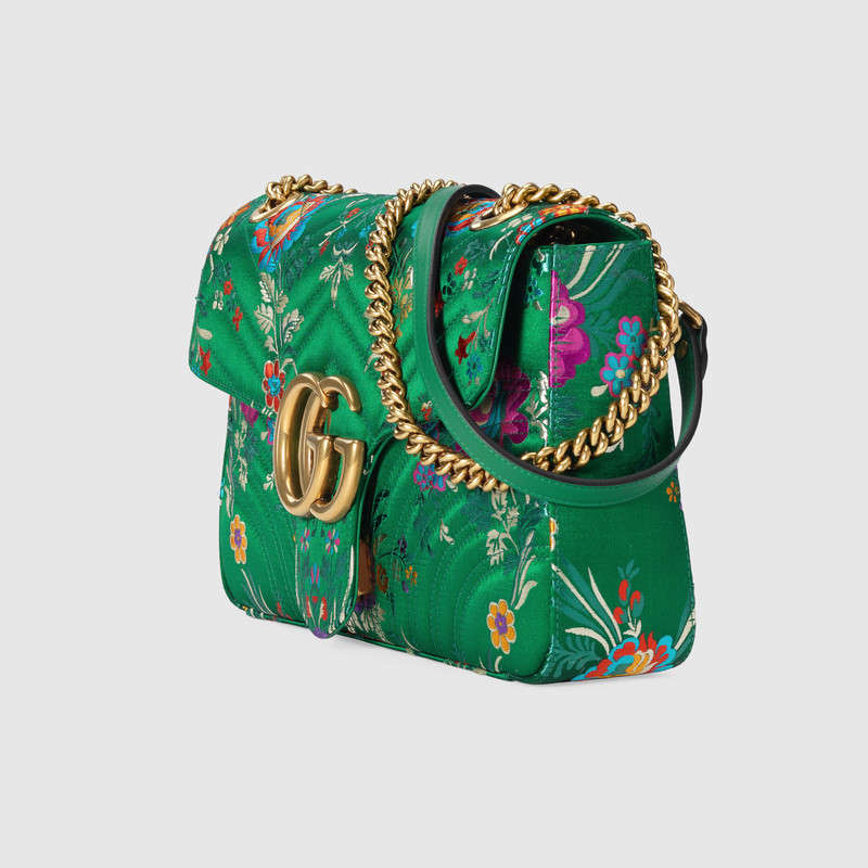 Gucci GG Marmont floral jacquard shoulder bag 443496 K9TDT 8846