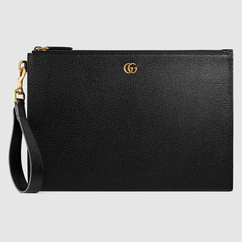 Gucci GG Marmont leather pouch 475317 DJ20T 1000