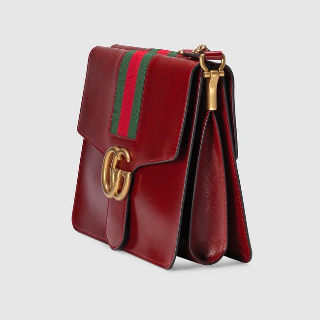 Gucci GG Marmont leather shoulder bag 421889 C8U1T 8619