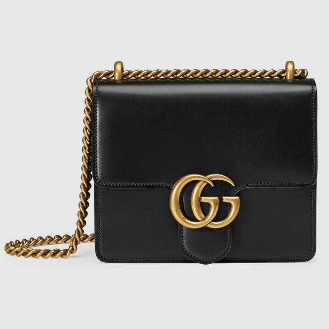 Gucci GG Marmont leather shoulder bag 431384 CDZ0T 1000